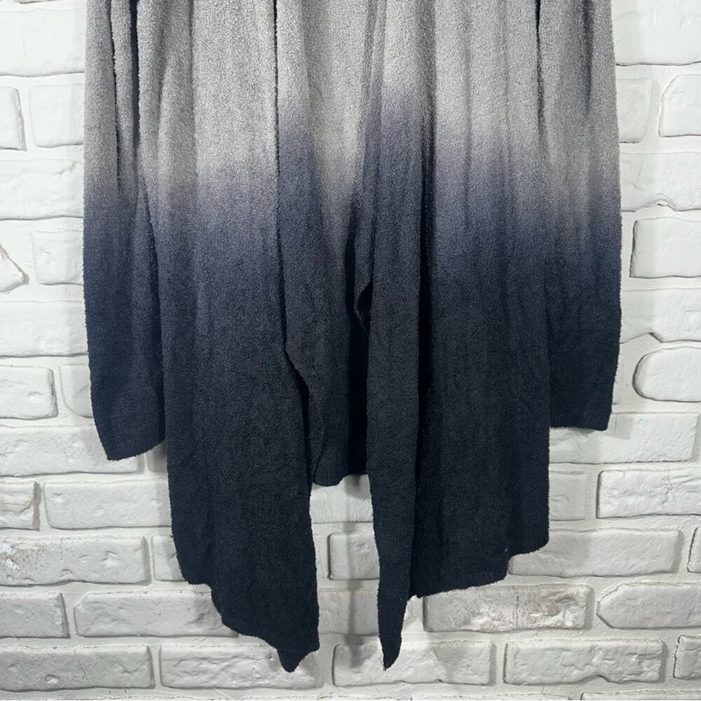Barefoot Dreams Ombre Asymmetrical Cardigan Size Small - Picture 11 of 12